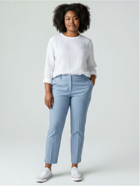 Talbots Light Blue Ankle Pants